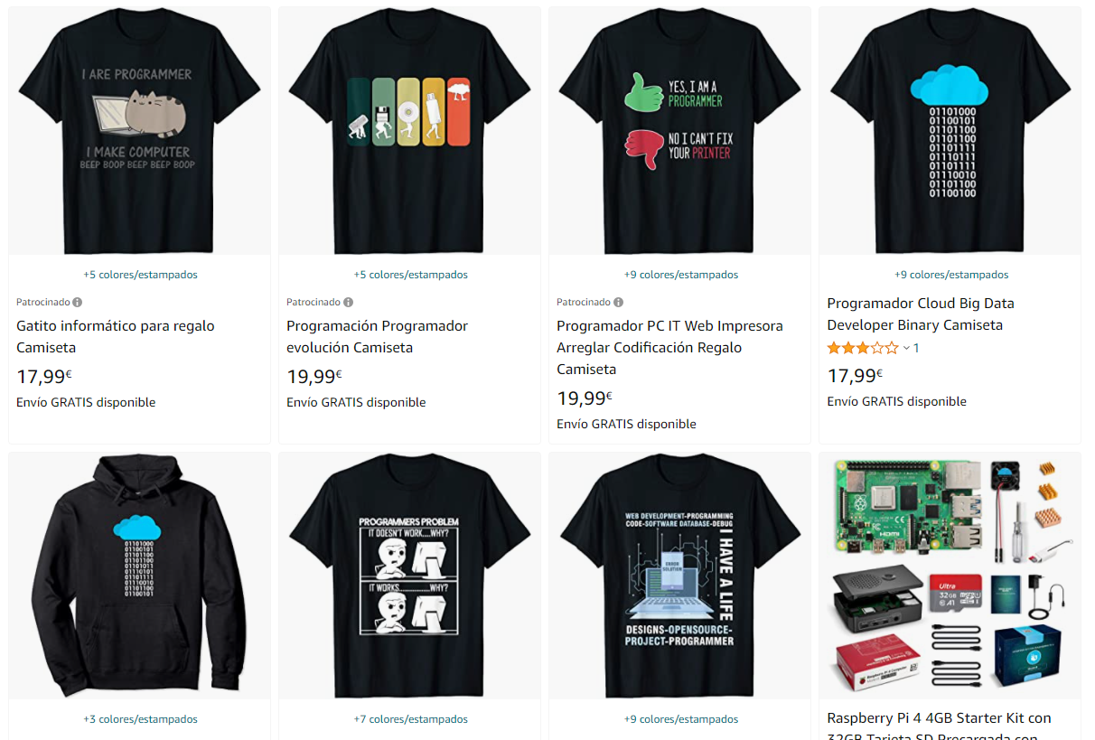 Regalos programador informático