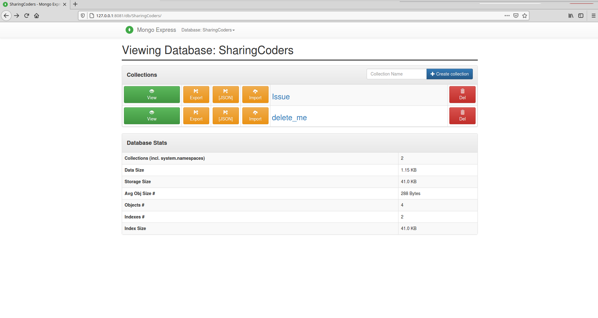 Utilizando MongoDB con DockerCompose y MongoExpress